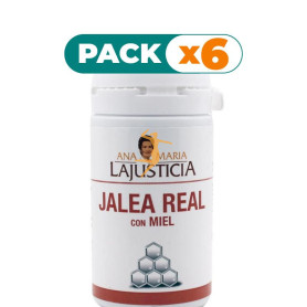 Pack 6x JALEA REAL CON MIEL 135Gr. ANA M. LAJUSTICIA