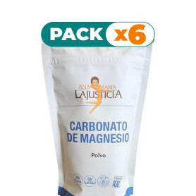 Pack 6x CARBONATO DE MAGNESIO 130Gr. ANA M. LAJUSTICIA