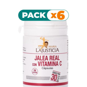 Pack 6x JALEA REAL CON VITAMINA C 60 CÁPSULAS ANA MARÍA LAJUSTICIA