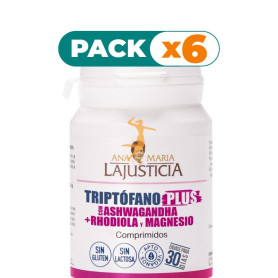 Pack 6x TRIPTÓFANO PLUS CON ASHWAGANDHA 60 COMP. ANA MARÍA LAJUSTICIA