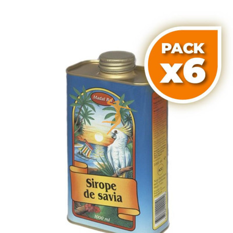 Pack 6x SIROPE DE SAVIA 1Lt. MADAL BAL