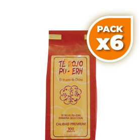 Pack 6x TÉ ROJO PU ERH 100Gr. AVITALE