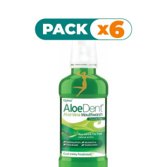 Pack 6x COLUTORIO CON ALOE VERA 250ML ÓPTIMA