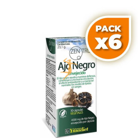 Pack 6x ZENTRUM EXTRACTO AJO NEGRO ENVEJECIDO 30 CÁPSULAS YNSADIET