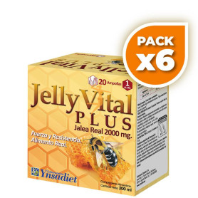 Pack 6x JELLY VITAL PLUS 2Gr. 20 AMPOLLAS YNSADIET