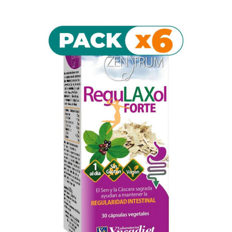 Pack 6x ZENTRUM REGULAXOL FORTE 30 CAPSULAS YNSADIET
