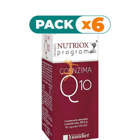 Pack 6x COENZIMA Q10 100MG 30 CAPSULAS VEGETALES YNSADIET