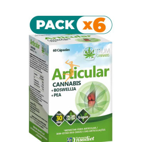Pack 6x ARTICULAR CANNABIS 60 CAPSULAS YNSADIET