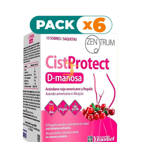 Pack 6x CISTPROTECT D-MANOSA 15 SOBRES YNSADIET