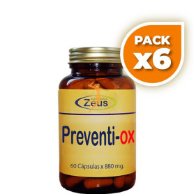 Pack 6x PREVENTI-OX 60 CÁPSULAS ZEUS