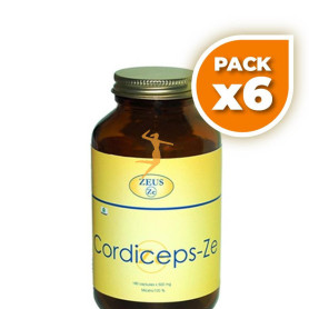 Pack 6x CORDICEPS 180 CÁPSULAS ZEUS