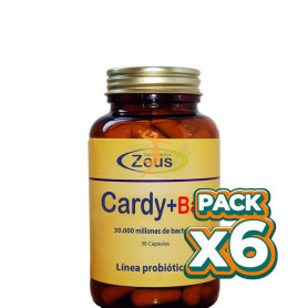 Pack 6x CARDY+BAC 30 CÁPSULAS ZEUS