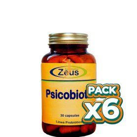 Pack 6x PSICOBIOTIC 30 CÁPSULAS ZEUS