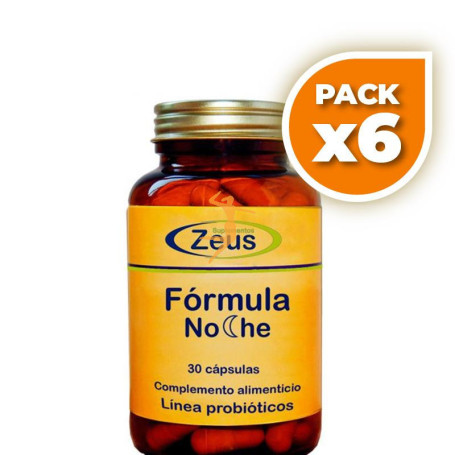 Pack 6x FORMULA NOCHE 30 CÁPSULAS ZEUS
