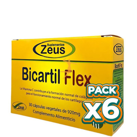 Pack 6x BICARTIL FLEX 30 CAPSULAS ZEUS