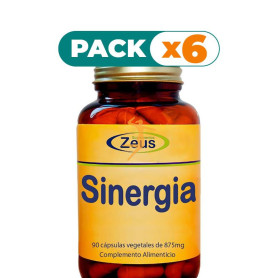 Pack 6x SINERGIA 90 CAPSULAS ZEUS
