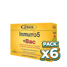 Pack 6x INMUNO 5 + BAC SOBRES Y CAPSULAS ZEUS