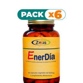 Pack 6x ENERDÍA 30 CÁPSULAS VEGETALES ZEUS