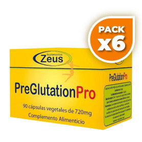 Pack 6x PREGLUTATION-PRO 90 CÁPSULAS VEGETALES ZEUS