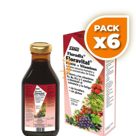 Pack 6x FLORAVITAL JARABE 250Ml. SALUS