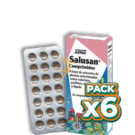 Pack 6x SALUSAN 84 COMPRIMIDOS SALUS