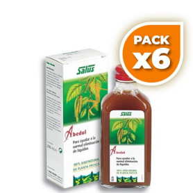 Pack 6x ABEDUL JUGO DE PLANTA FRESCA 200Ml. SALUS