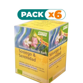 Pack 6x SOSIEGO Y SERENIDAD INFUSIÓN DE FLORES DE BACH SALUS
