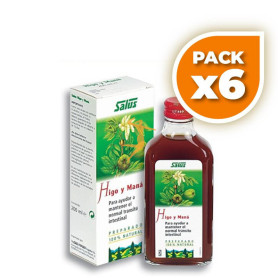 Pack 6x HIGO Y MANÁ JUGO DE PLANTA FRESCA 200Ml. SALUS