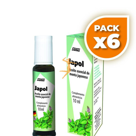 Pack 6x ACEITE MENTA JAPONESA SALUS