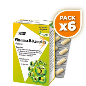 Pack 6x VITAMINA B KOMPLEX 30 CÁPSULAS SALUS