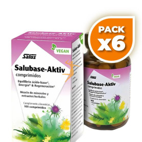 Pack 6x SALUBASE-AKTIV NUEVO 100 COMPRIMIDOS SALUS