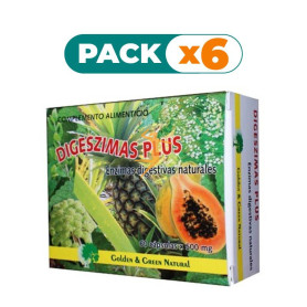 Pack 6x DIGESZIMAS PLUS 60 CÁPSULAS GOLDEN GREEN
