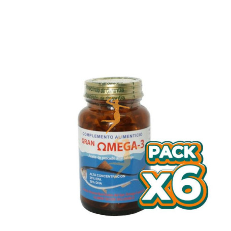 Pack 6x GRAN OMEGA 3 GOLDEN GREEN
