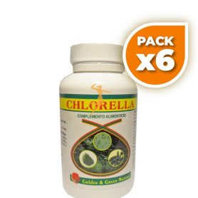 Pack 6x CHLORELLA 90 CÁPSULAS GOLDEN GREEN
