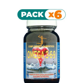 Pack 6x OMEGA 3,6,9 60 PERLAS GOLDEN GREEN