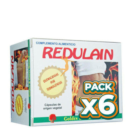 Pack 6x REDULAIN 90 CÁPSULAS GOLDEN GREEN