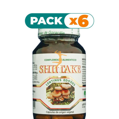 Pack 6x SHIITAKE 120 CÁPSULAS GOLDEN GREEN