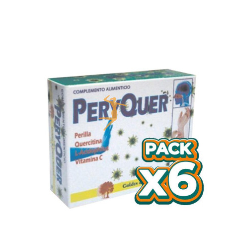 Pack 6x PERYQUER 60 CÁPSULAS GOLDEN GREEN