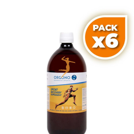 Pack 6x ORGONO SPORT RECOVERY SUPPLEMENT 1Lt. SILICIUM