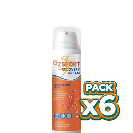 Pack 6x G7 ORGONO SPORT RECOVERY CREAM 200 ML SILICIUM