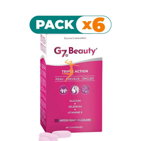 Pack 6x G7 BEAUTY 60 COMPRIMIDOS SILICIUM