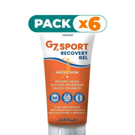 Pack 6x G7 SPORT RECOVERY GEL 150ML SILICIUM