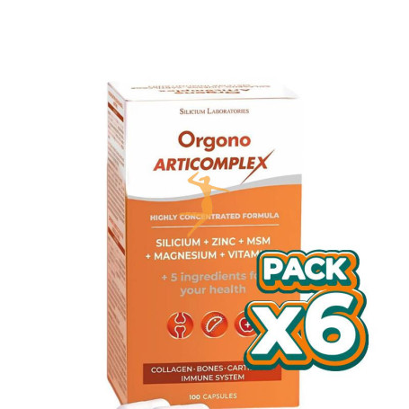Pack 6x ORGONO ARTICOMPLEX 100 CÁPSULAS SILICIUM