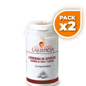 Pack 2x LEVADURA Y GERMEN 80 COMPRIMIDOS ANA M. LAJUSTICIA