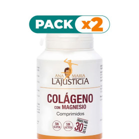 Pack 2x COLÁGENO CON MAGNESIO 180 COMPRIMIDOS ANA MARÍA LAJUSTICIA