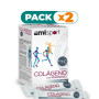 Pack 2x COLÁGENO MAGNESIO Y VITAMINA C 20 STICKS AMLSPORT