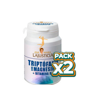 Pack 2x TRIPTÓFANO CON MAGNESIO Y VITAMINA B6 ANA M. LAJUSTICIA