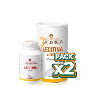 Pack 2x LECITINA DE SOJA 90 PERLAS ANA M. LAJUSTICIA