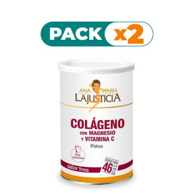 Pack 2x COLÁGENO CON MAGNESIO FRESA 350Gr. ANA M. LAJUSTICIA