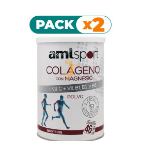 Pack 2x COLÁGENO + MAG + VIT C AML SPORT FRESA 350Gr. ANA MARIA LAJUSTICIA